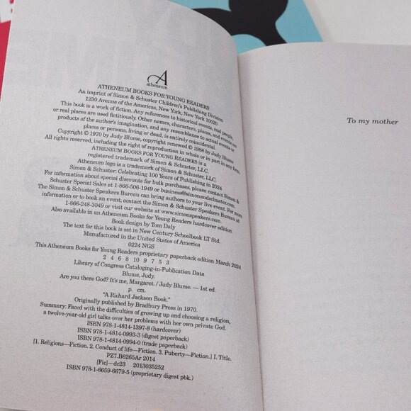 Judy Blume Blubber Deenie Are You There God Then Again 4 Paperbacks New Lot Set - Picture 10 of 11